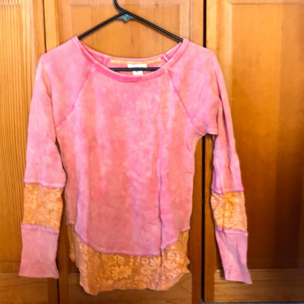 Sundance Top with Lacy Accents